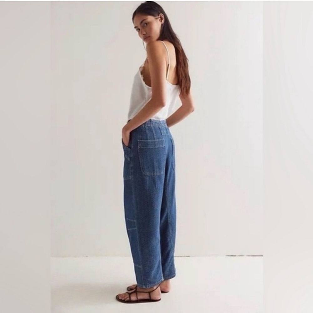 Free People We The Free NWTs Midnight Voyage Harem Pant Jeans